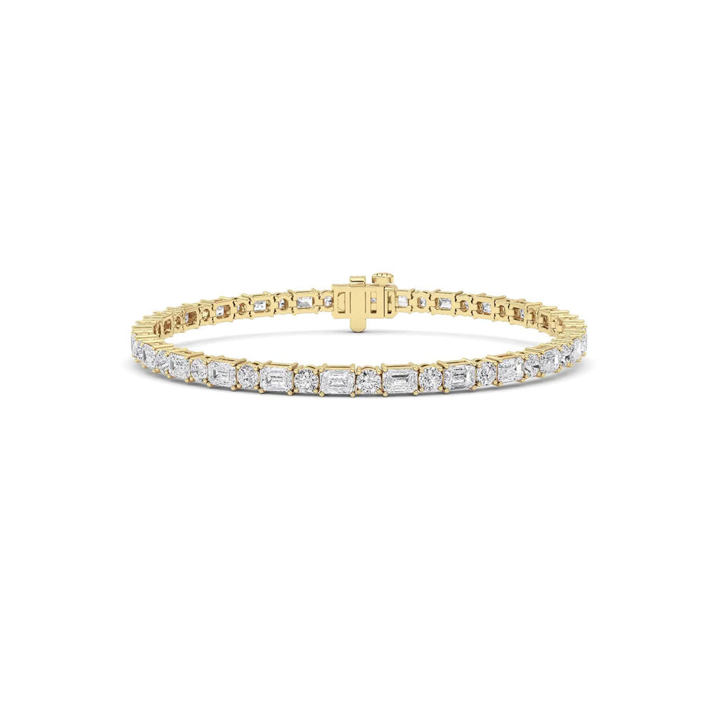 East West Emerald Tennis Bracelet (10 CTW)