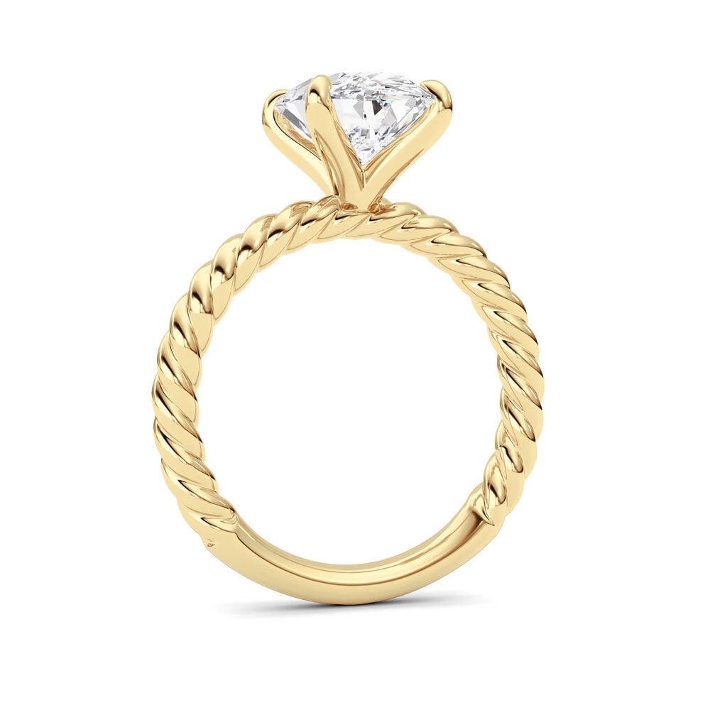 Marquise Diamond Rope Ring (3 CTW)