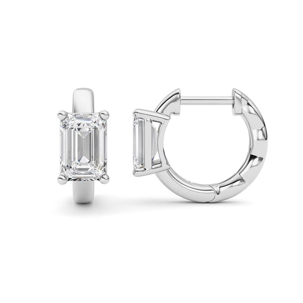 Emerald Huggie Earrings (2 CTW)