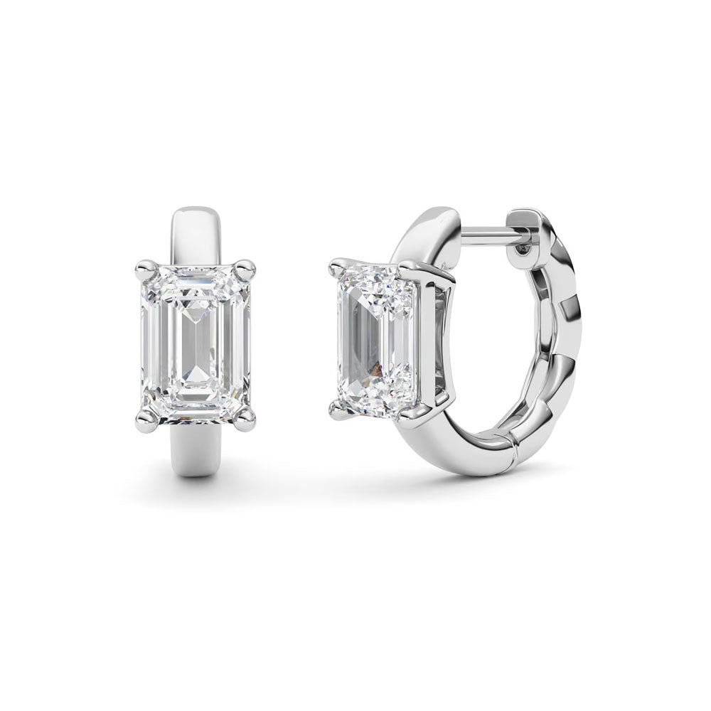 Emerald Huggie Earrings (2 CTW)