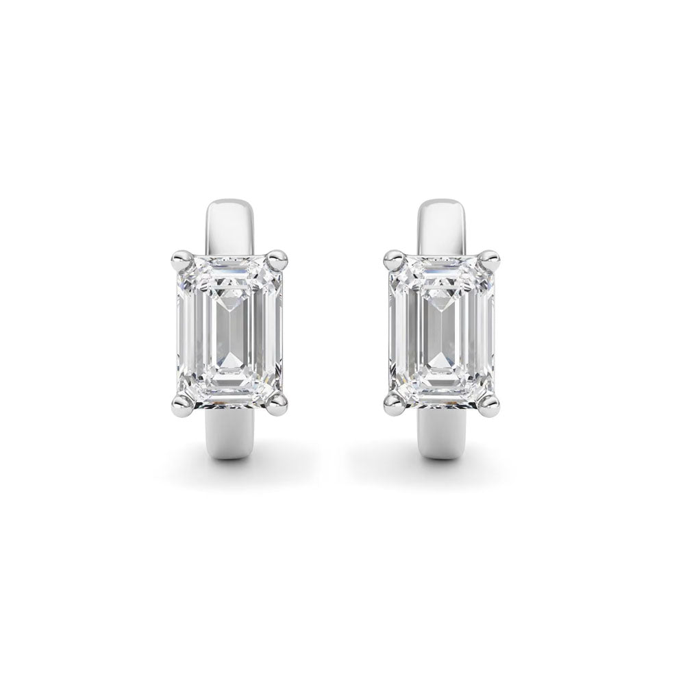 Emerald Huggie Earrings (2 CTW)