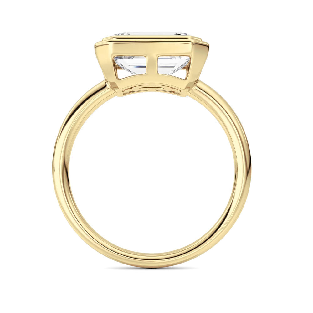 Bezel Set Emerald Ring (3 CTW)