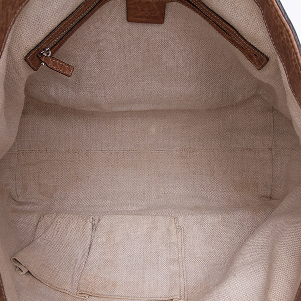 GG Straw Libeccio Sunset Tote