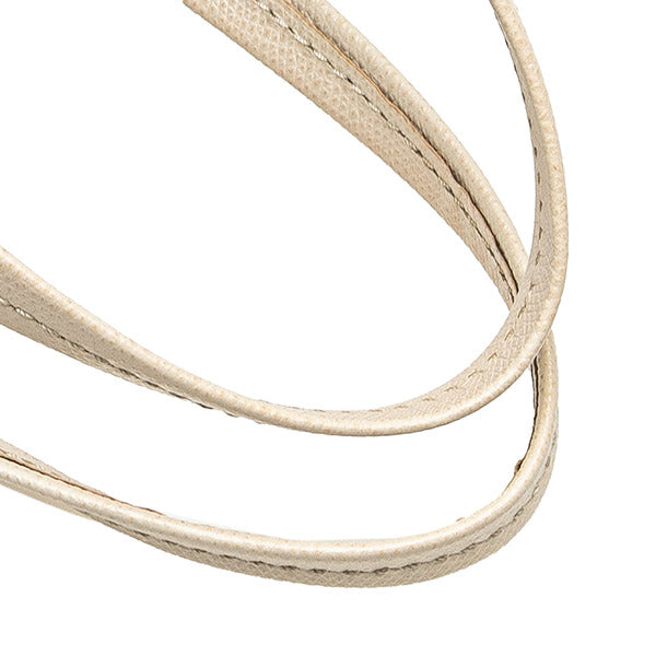 Small Bicolor Leather Vertical Cabas