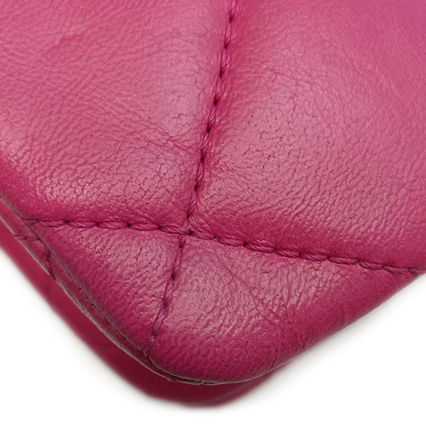 Small Quilted Lambskin On And On Chain Flap