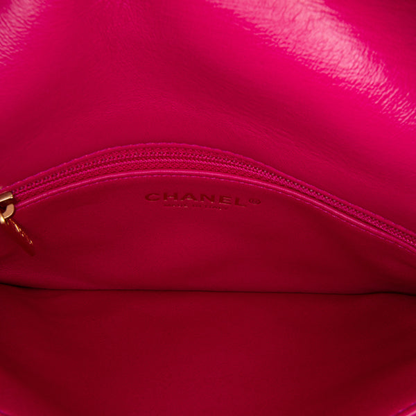 Small Quilted Lambskin On And On Chain Flap
