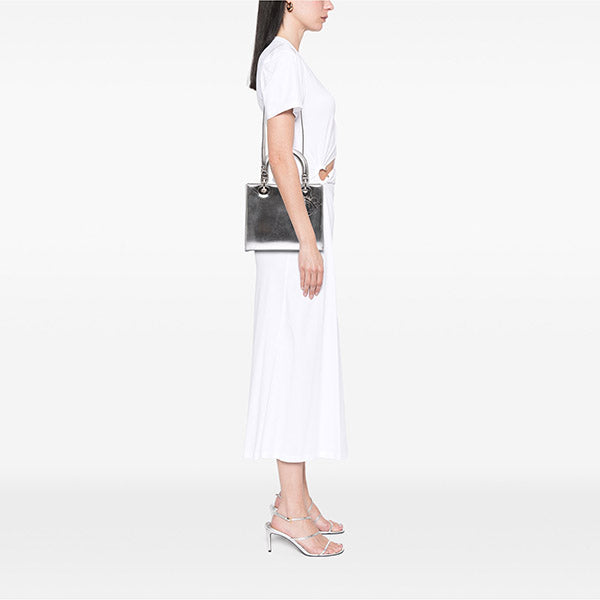 Medium Metallic Patent Lady Dior
