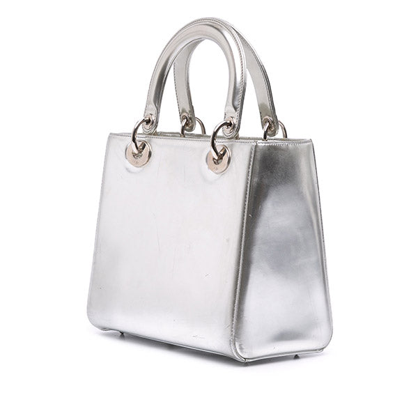 Medium Metallic Patent Lady Dior