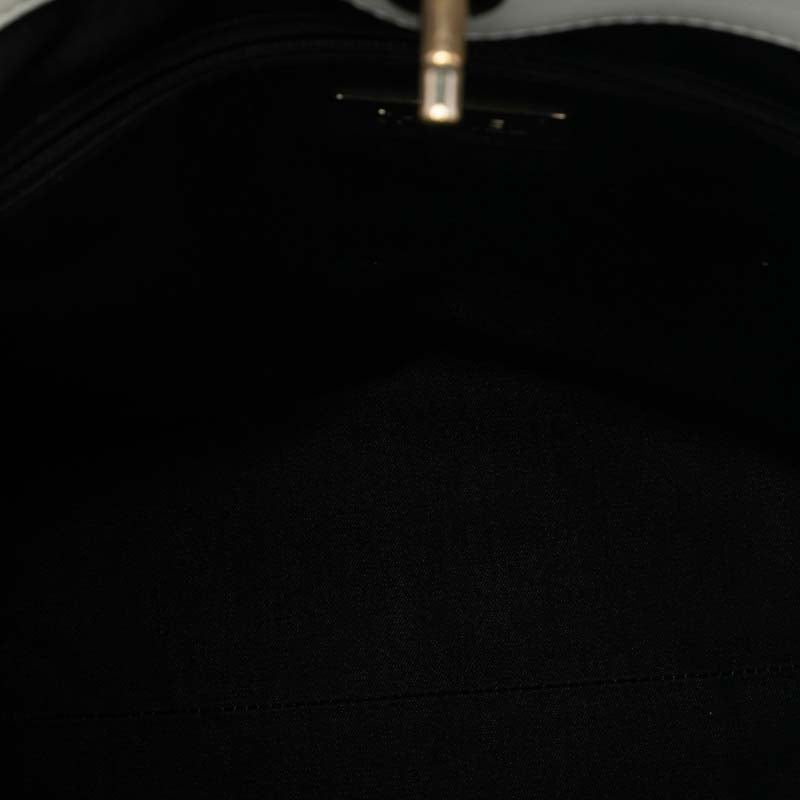 Large Stitched Calfskin Button Up Hobo