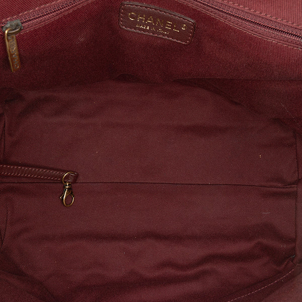 Large Quilted Metallic Calfskin Istanbul Accordion Flap