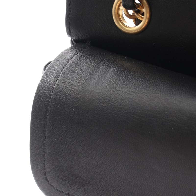 Medium Classic Lambskin Geometric Patchwork Double Flap
