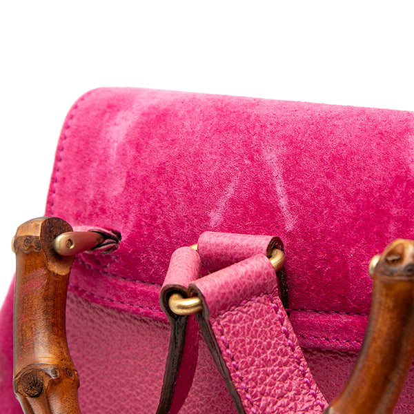 Suede Bamboo Backpack