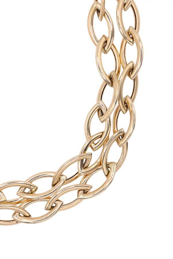 Solid Gold Large Link Chain (14K Yellow Gold)