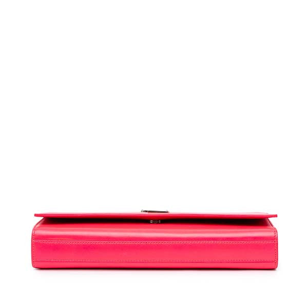 Leather Cassandre Clutch