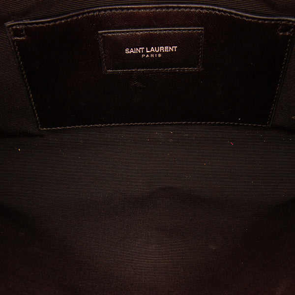 Leather Cassandre Clutch