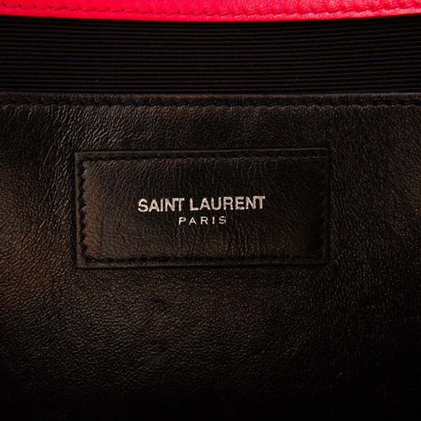 Leather Cassandre Clutch
