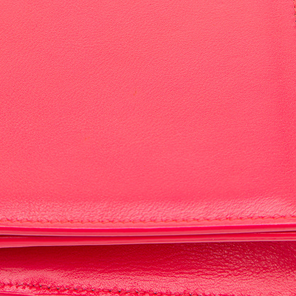 Leather Cassandre Clutch