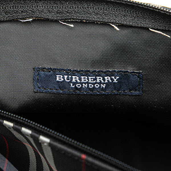 House Check Nylon Handbag