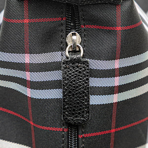 House Check Nylon Handbag