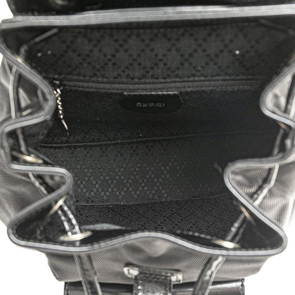 Mini Bamboo Nylon Backpack