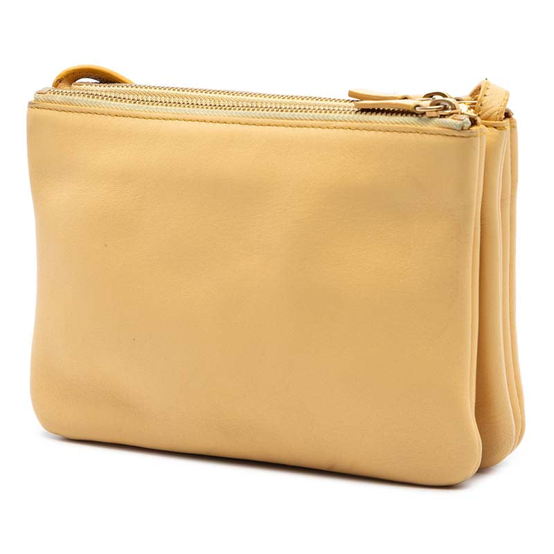 Small Lambskin Trio Crossbody