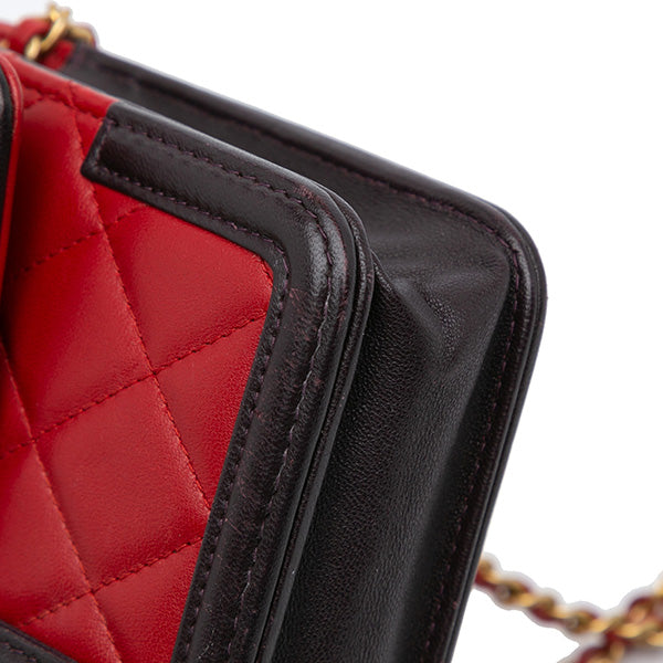 Lambskin Elegant CC Wallet On Chain