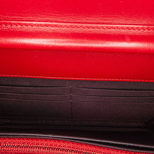 Lambskin Elegant CC Wallet On Chain