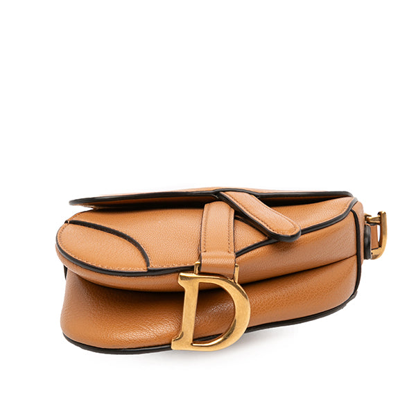 Micro Goatskin Saddle Bag