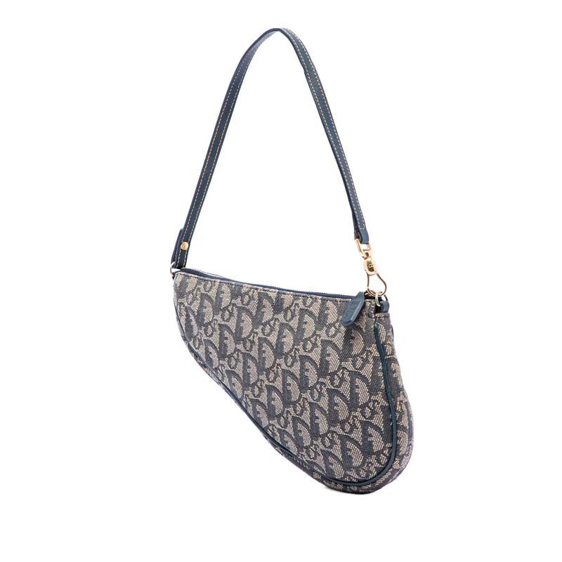 Mini Diorissimo Canvas Saddle Pochette