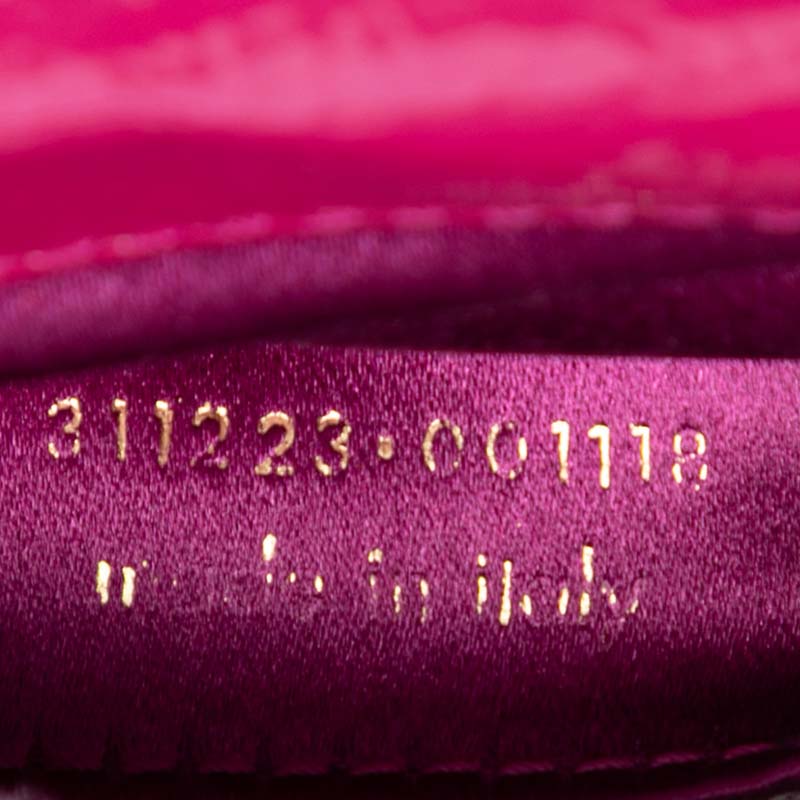 Large Textured Patent Belle De Jour Clutch