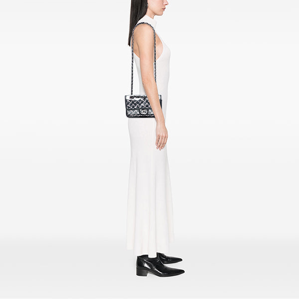 PVC Star Lace Single Flap Bag