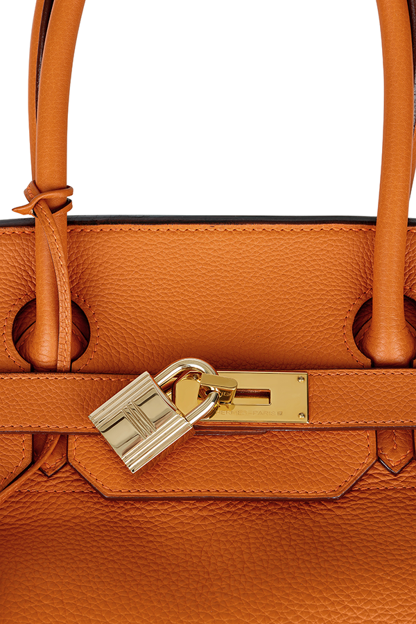 Orange Clemence JPG Shoulder Birkin 42