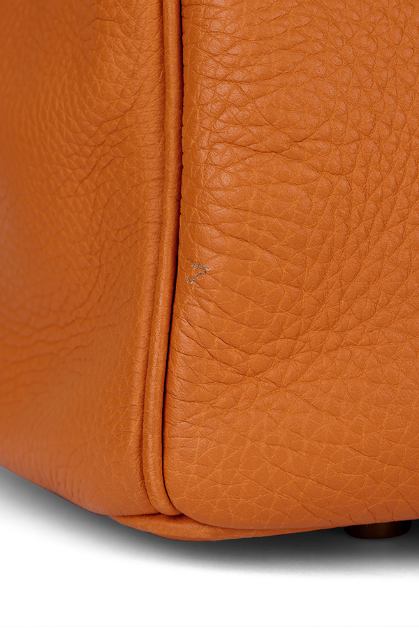Orange Clemence JPG Shoulder Birkin 42