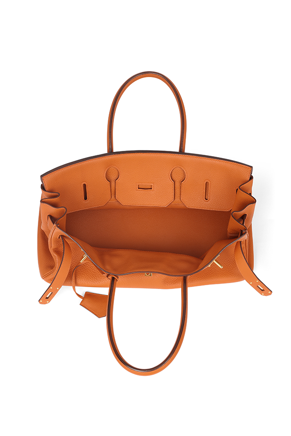Orange Clemence JPG Shoulder Birkin 42