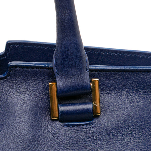 Medium Leather Classic Y Cabas Satchel