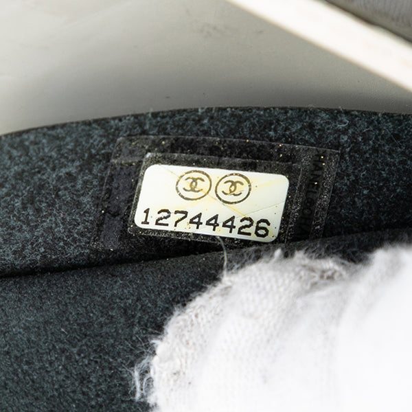 Large PVC and Lambskin Naked Flap