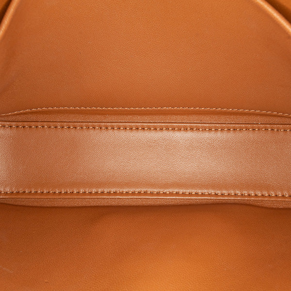 Shiny Calfskin Claude Shoulder Bag