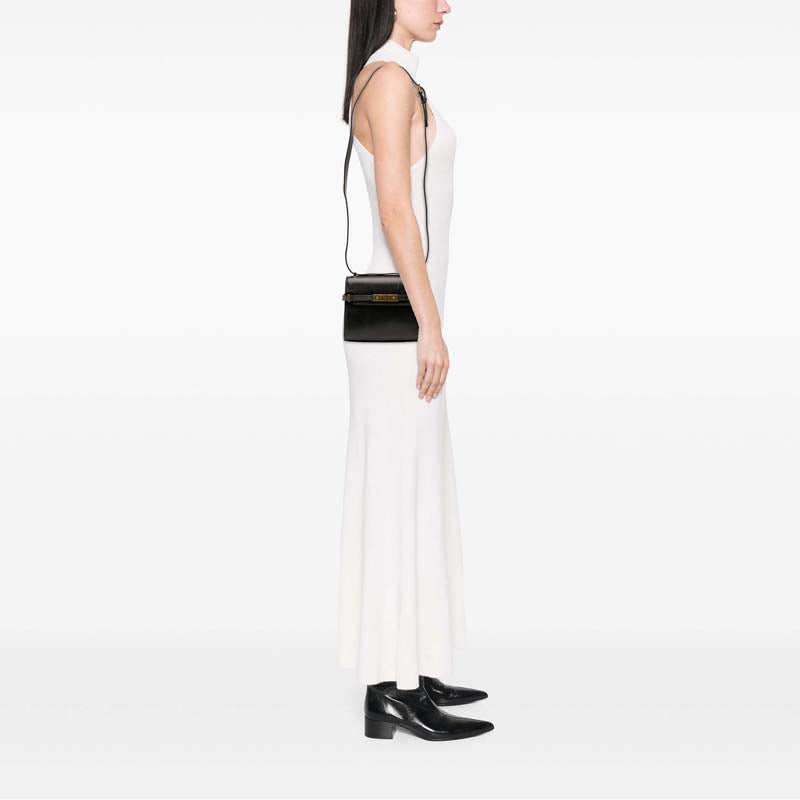 Mini Box Calfskin Manhattan Shoulder Bag