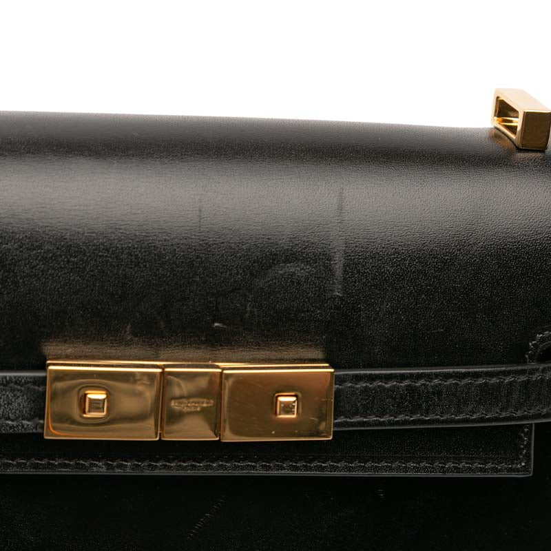 Mini Box Calfskin Manhattan Shoulder Bag