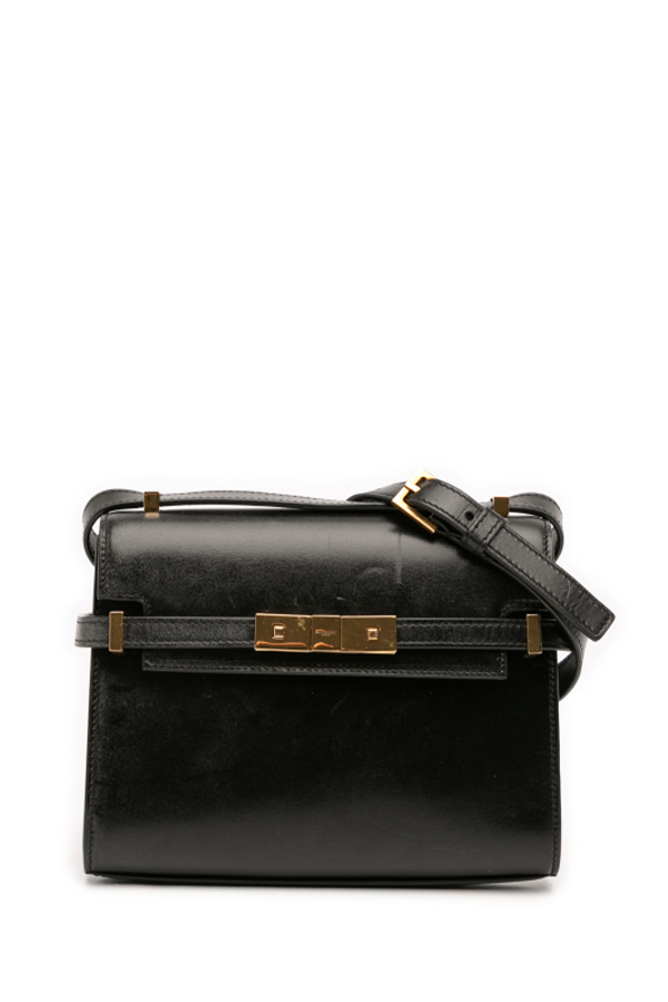 Mini Box Calfskin Manhattan Shoulder Bag