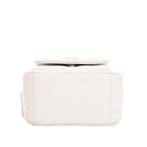 Mini CC Quilted Caviar Backpack