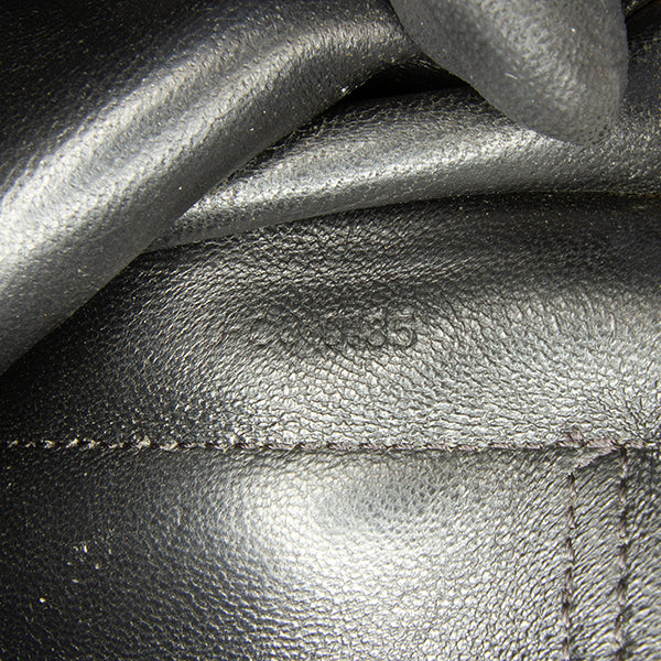 Tricolor Leather Pocket Envelope Zip Crossbody