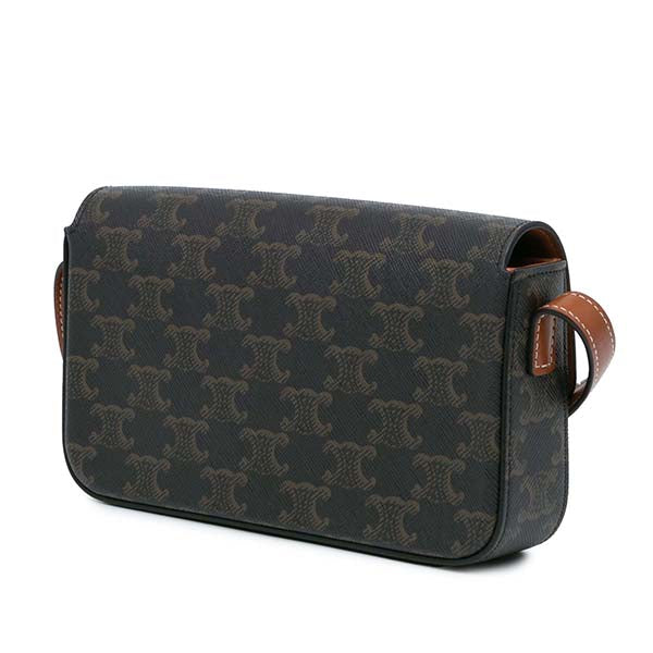 Triomphe Coated Canvas Claude Shoulder Bag