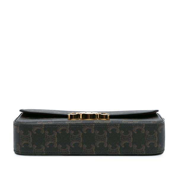 Triomphe Coated Canvas Claude Shoulder Bag