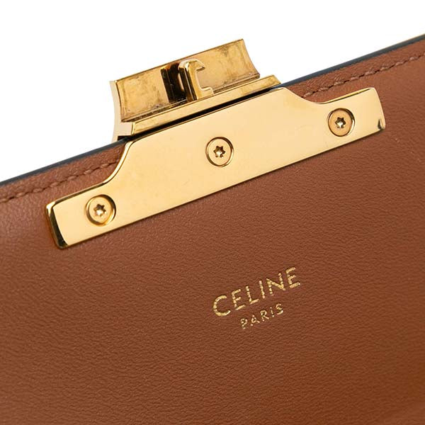 Triomphe Coated Canvas Claude Shoulder Bag