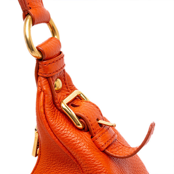 Vitello Daino Zip Top Hobo