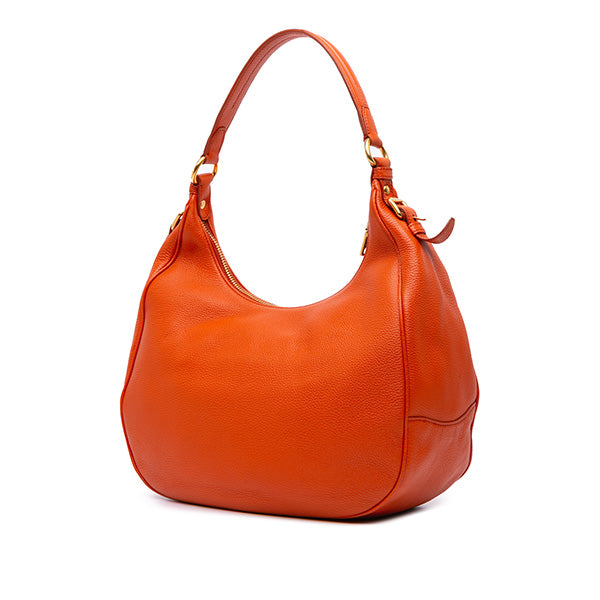 Vitello Daino Zip Top Hobo