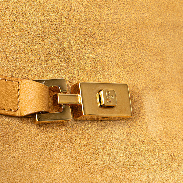 Suede Jackie Bardot Handbag