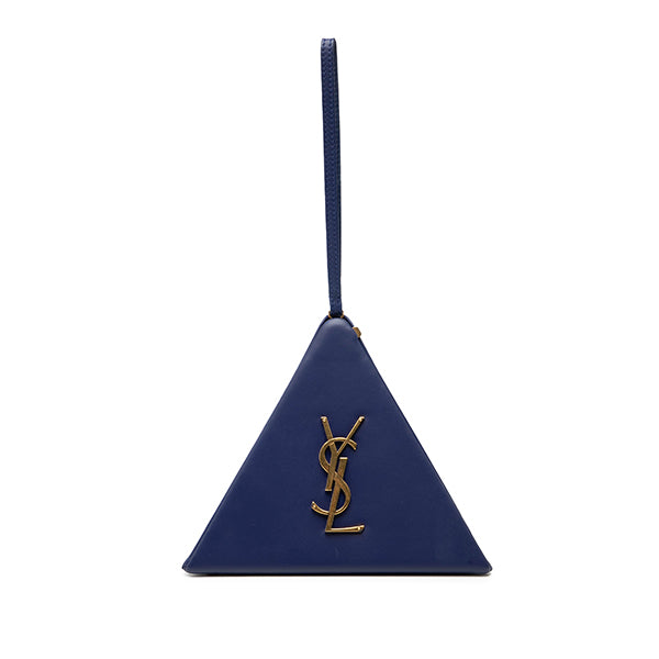 Small Leather Pyramid Box Bag