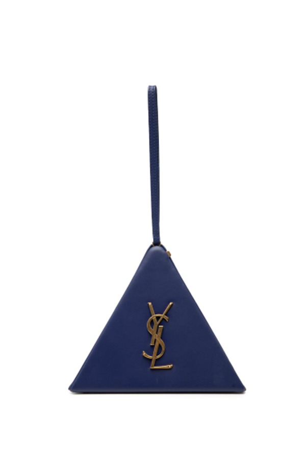 Small Leather Pyramid Box Bag
